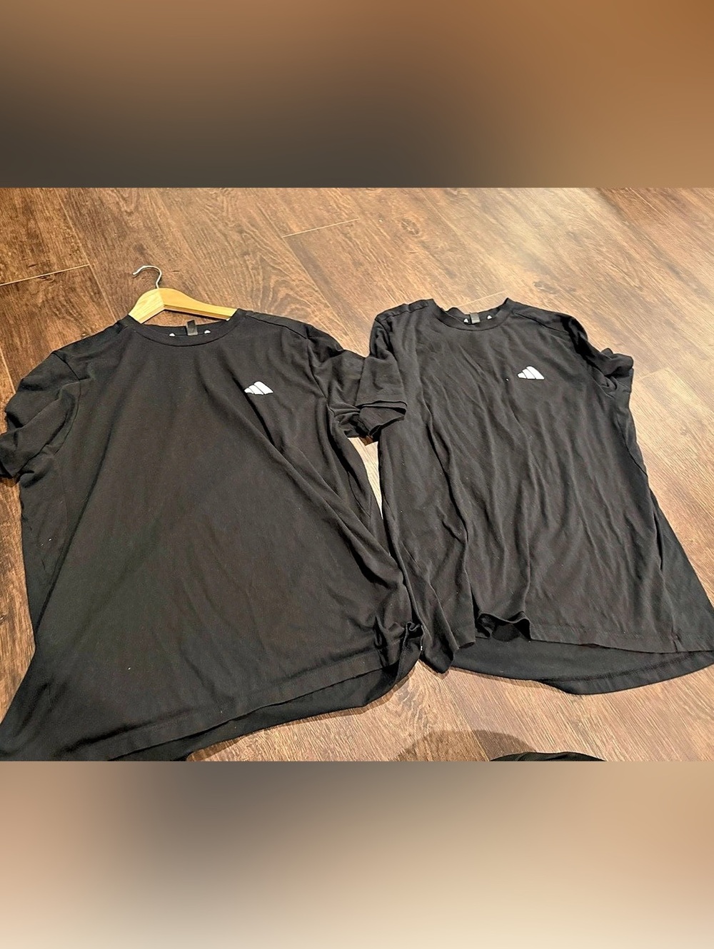 adidas Black Athletic Top Size large